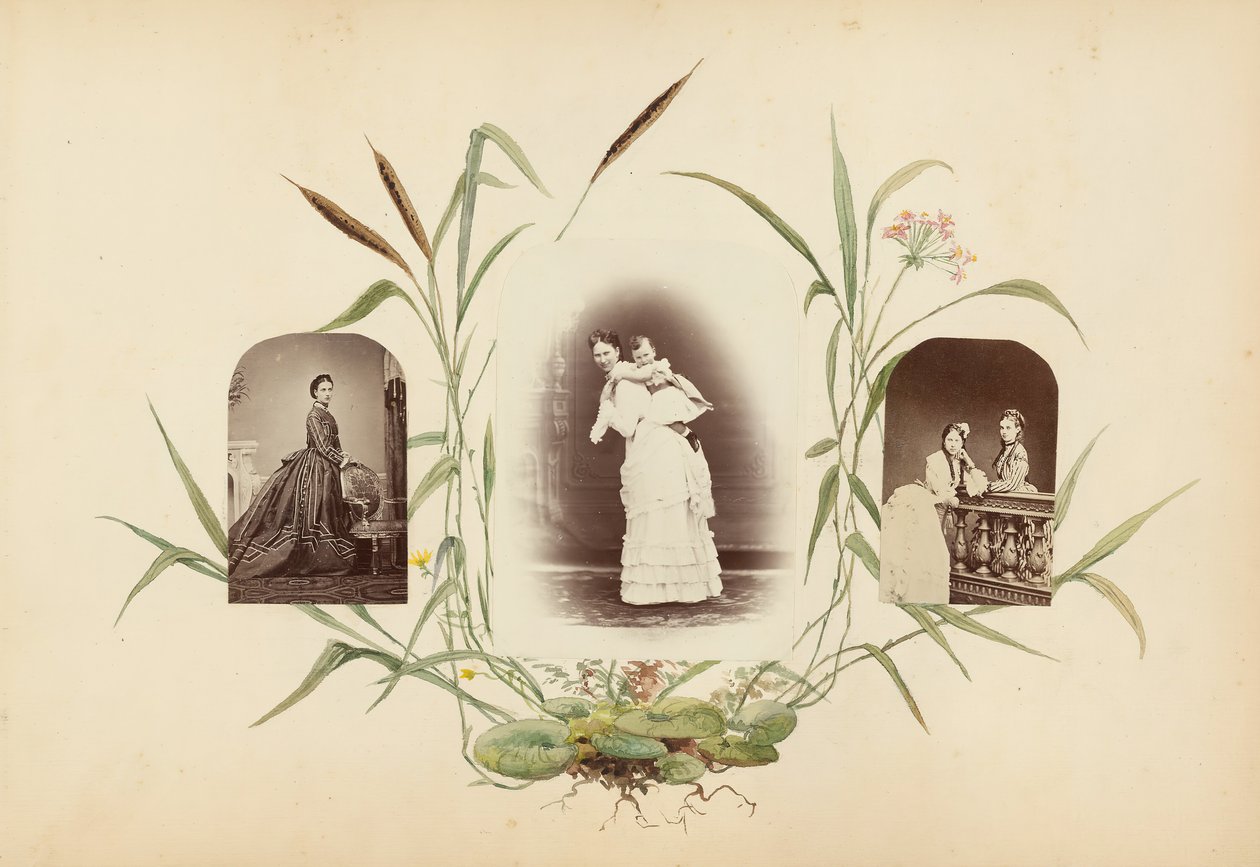 Het Madame B Album, 1870s door Marie Blanche Hennelle Fournier