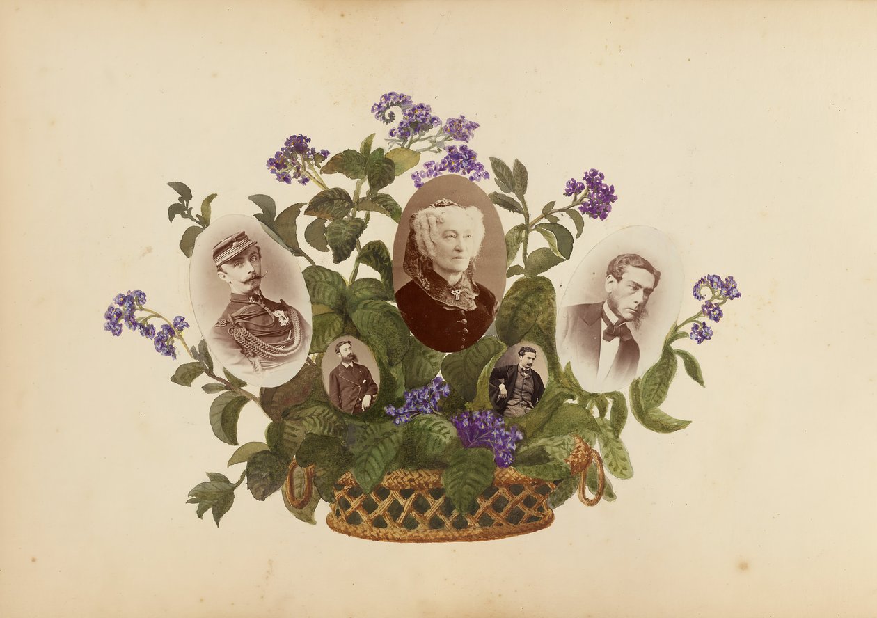 Het Madame B Album, 1870s door Marie Blanche Hennelle Fournier