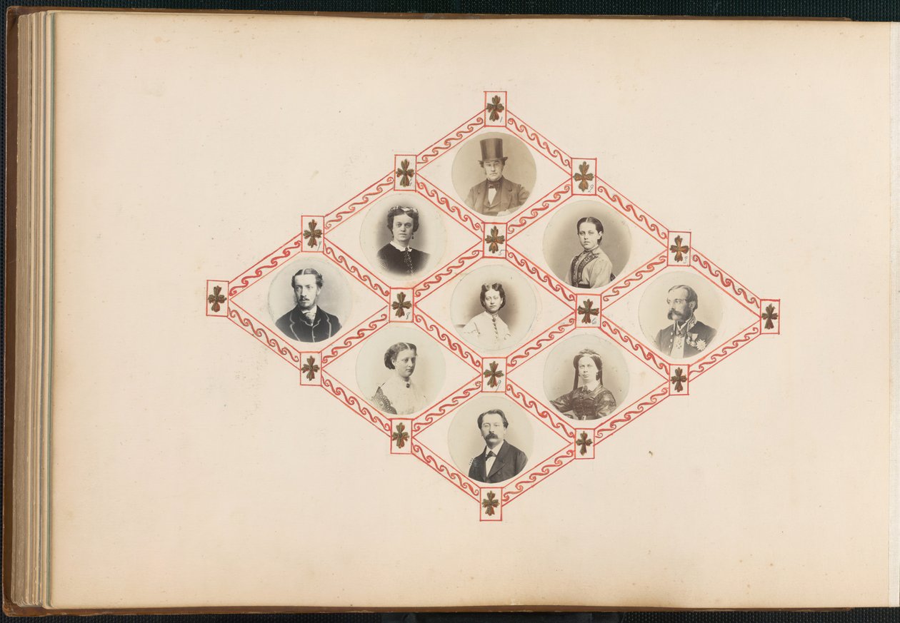 Het Madame B Album, 1870s door Marie Blanche Hennelle Fournier