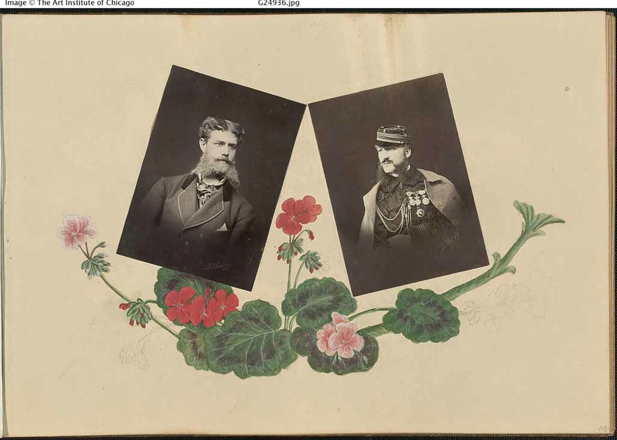 Het Madame B Album, 1870s door Marie Blanche Hennelle Fournier