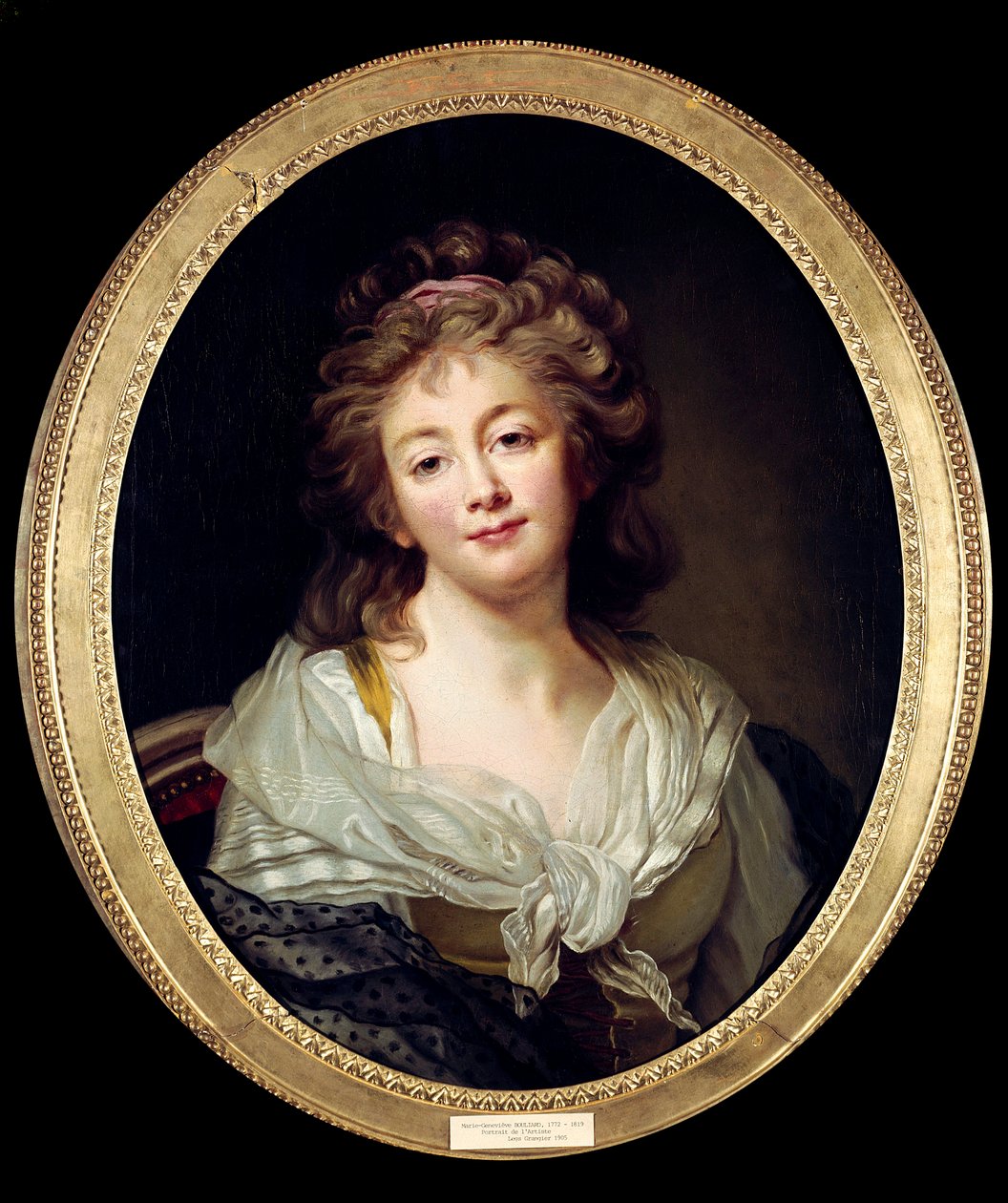 Zelfportret door Marie Genevieve Bouliard