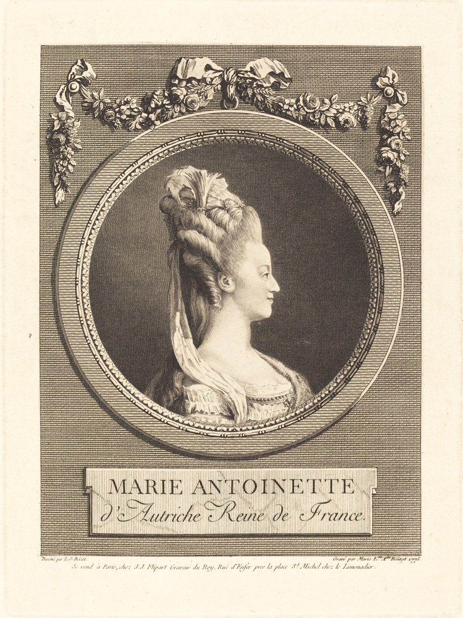 Marie-Antoinette door Marie Louise Adelaide Boizot after Louis Simon Boizot