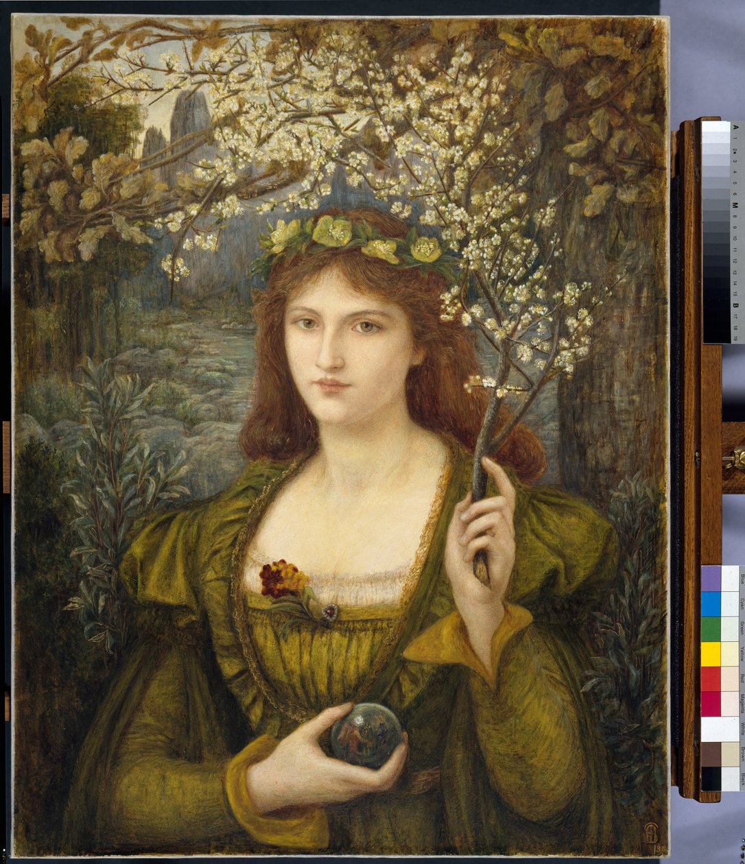 Madonna Pietra Degli Scrovigni door Marie Spartali Stillman