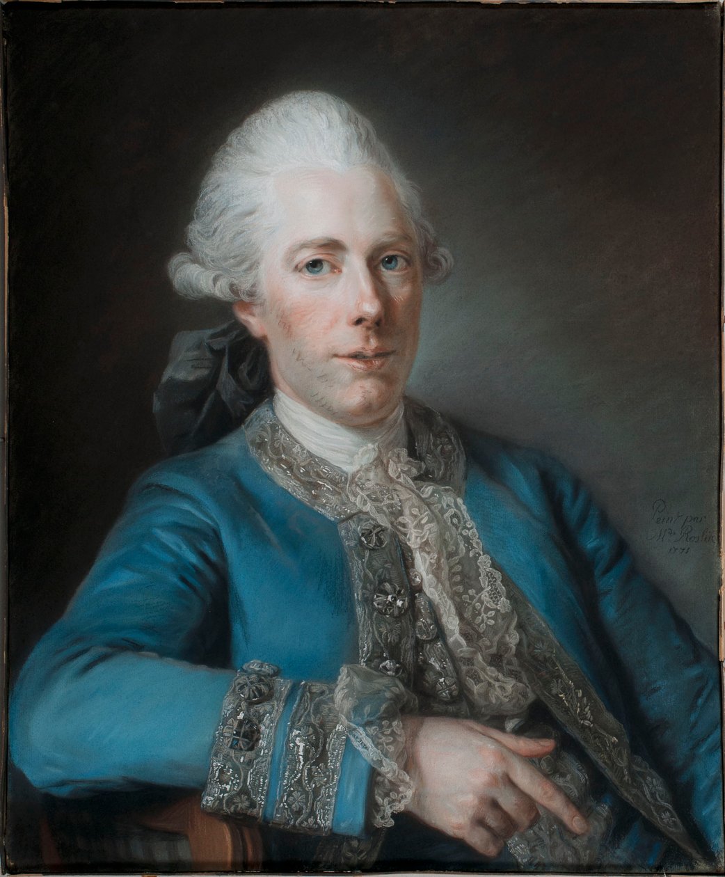 Portret van Marie-Joseph Peyre (1730-1785), Franse architect door Marie Suzanne Giroust