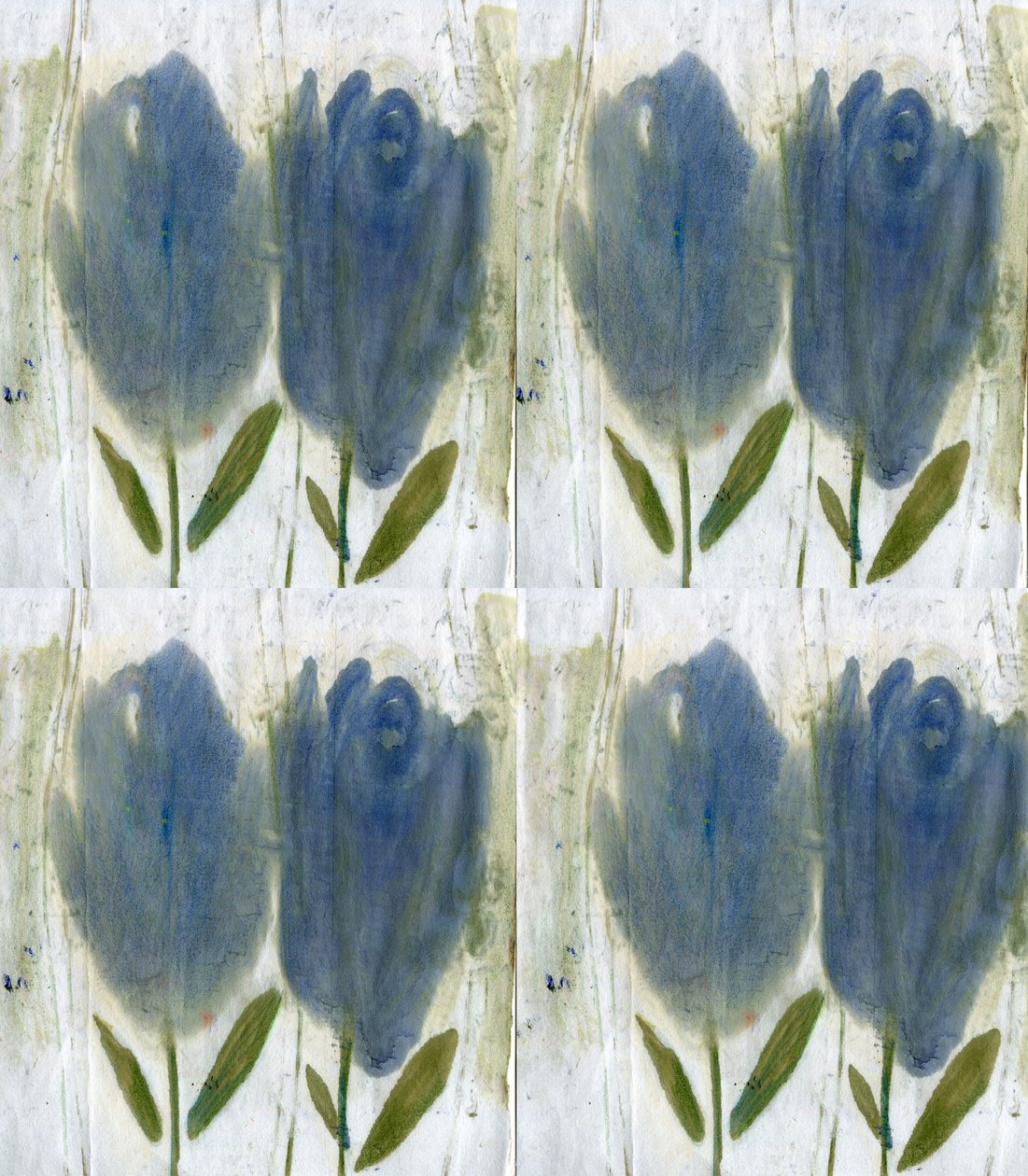 Blauwe Tulpen door Marina Falco