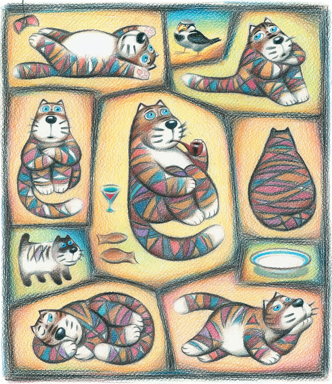 Dag van een Kat door Marina Leskova