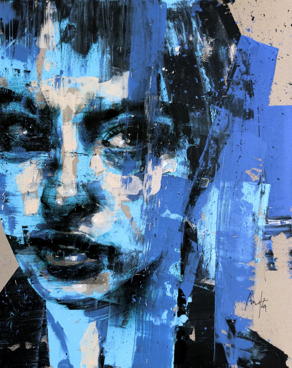 Somnium No. 2, Serie XIV, 2024 (acryl en olieverf op omgekeerd doek) door Mario Henrique