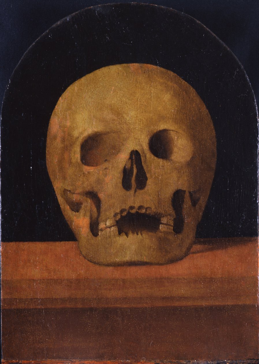 Memento mori. De achterkant van het drieluik, 1500 door Mariotto Albertinelli