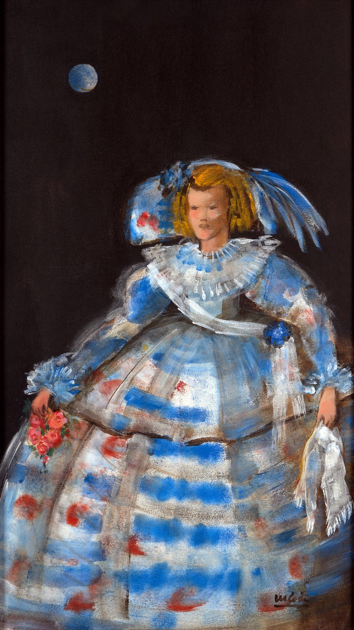 Menina met blauwe maan door Marisa Leon