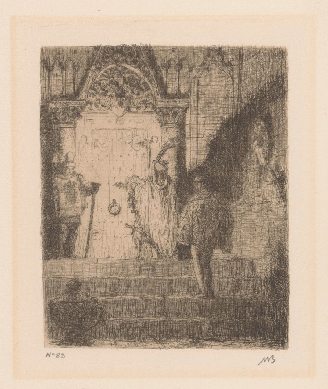 Toverdeur door Marius Bauer (signed by artist)