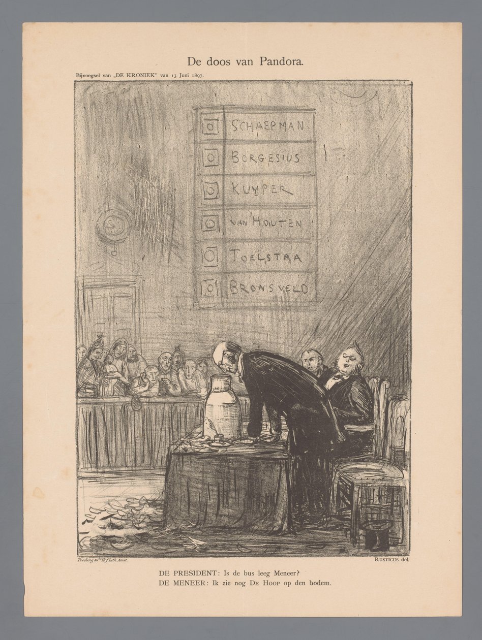 De doos van Pandora door Marius Bauer