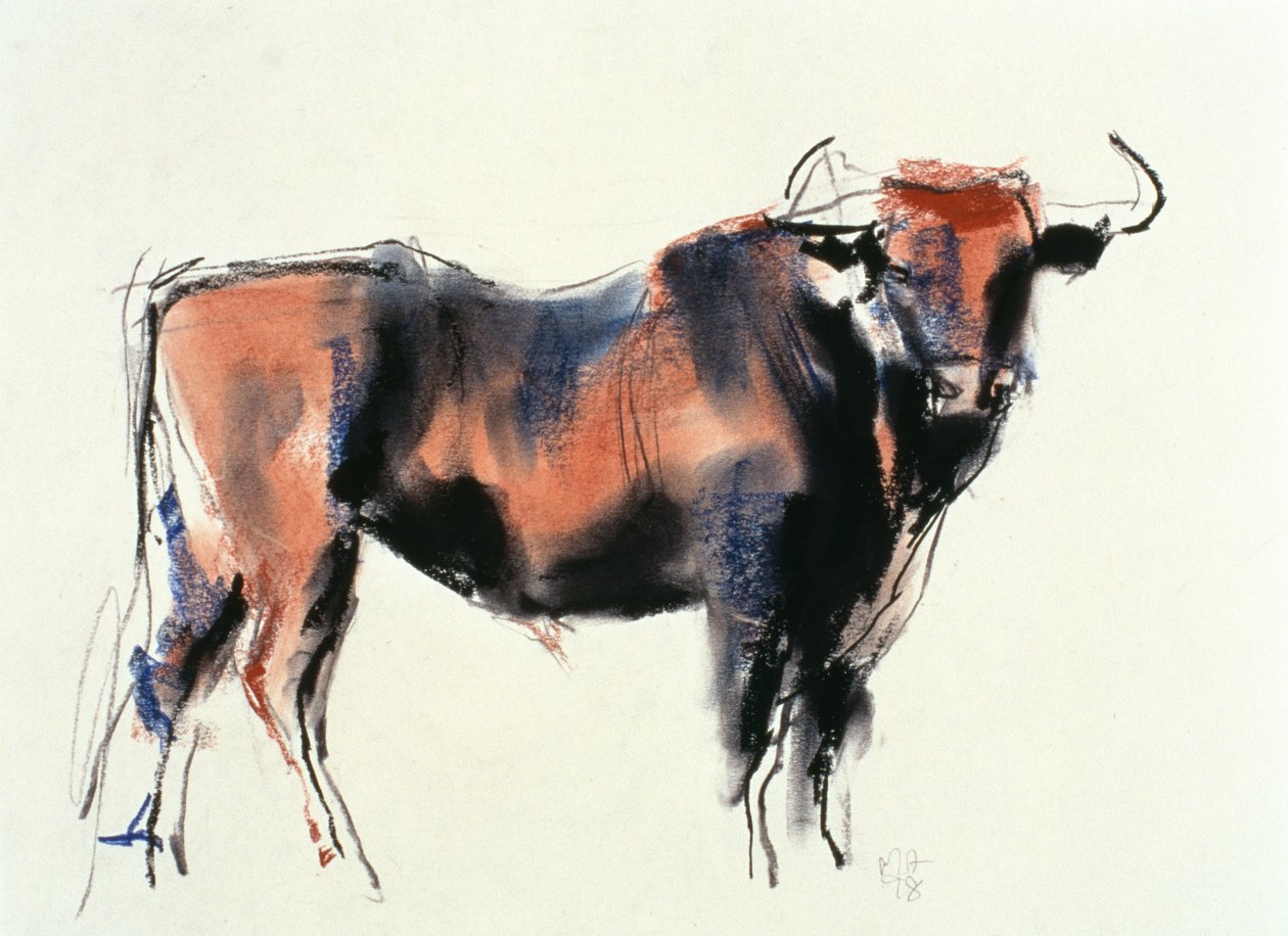 Rode Stier, 1998 door Mark Adlington