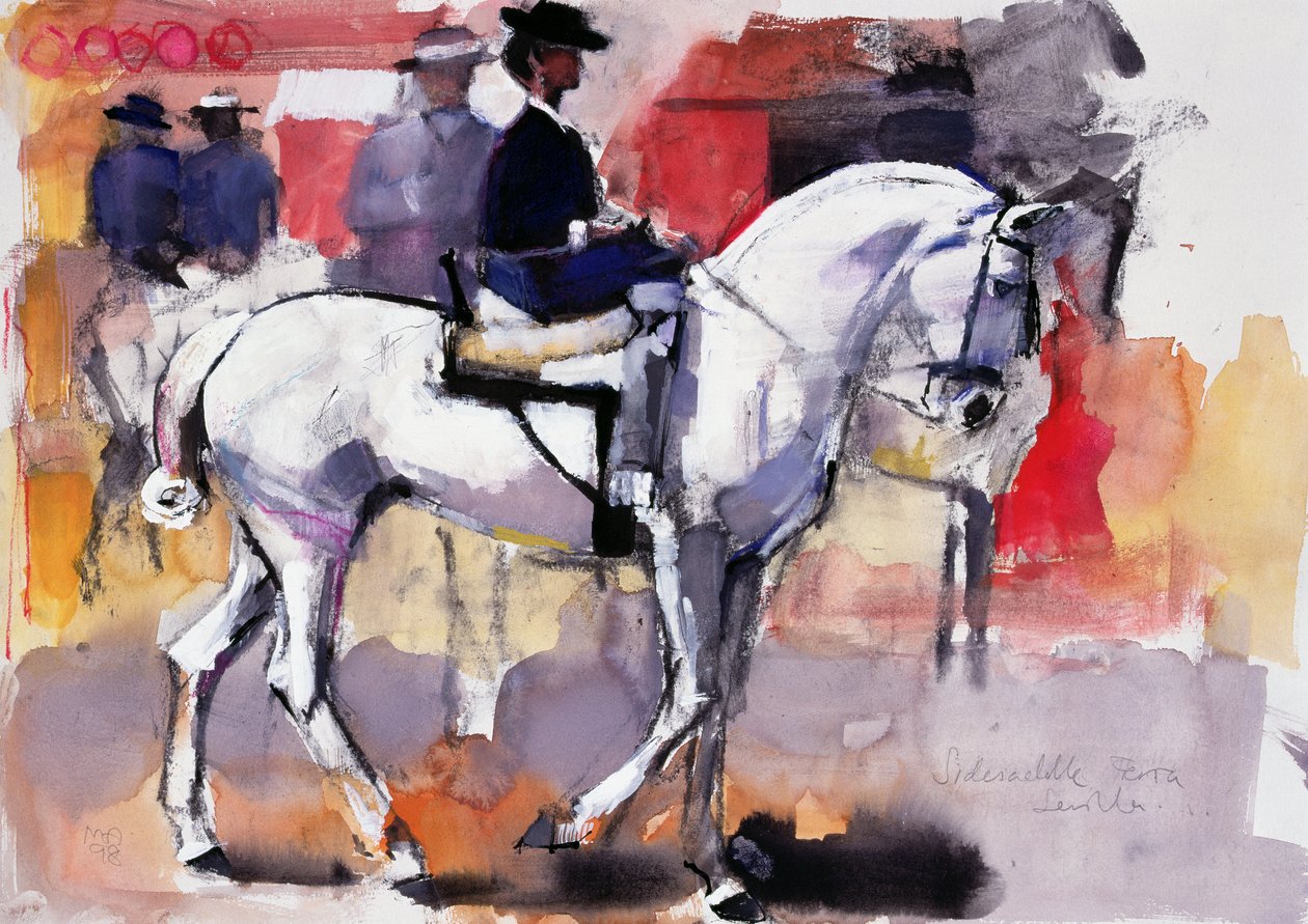 Zijzadel op de Feria de Sevilla, 1998 door Mark Adlington