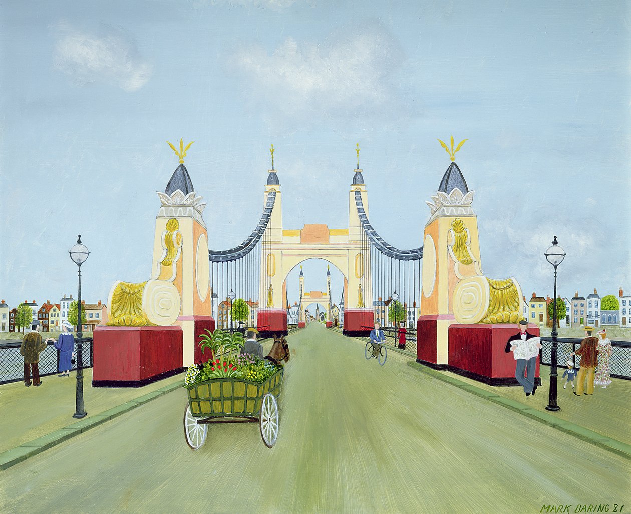 Hammersmith Brug door Mark Baring