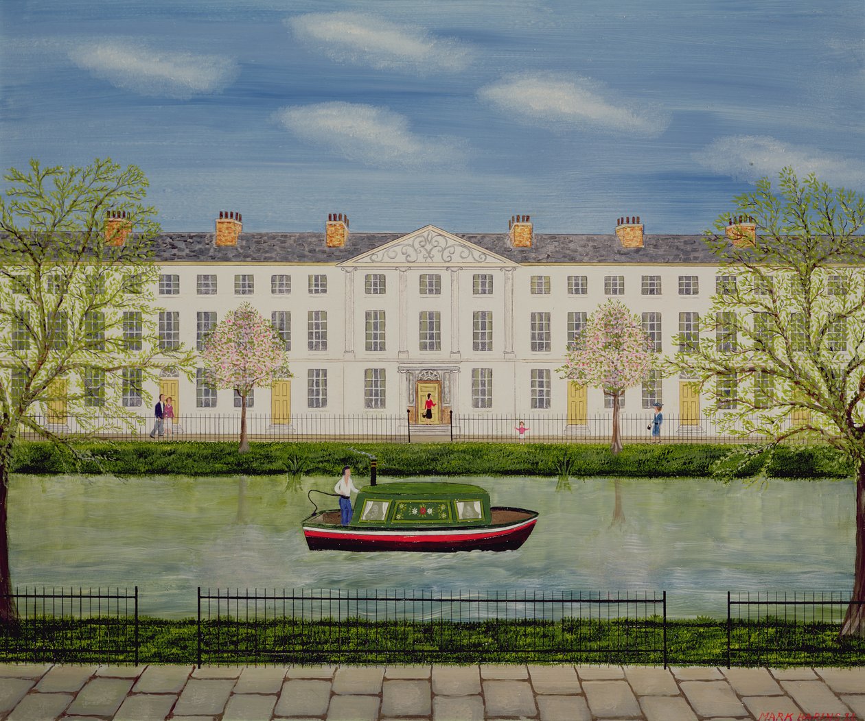 De kanaalschuit door Mark Baring