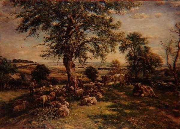 Heuvel en Dal, ca. 1900 door Mark Fisher