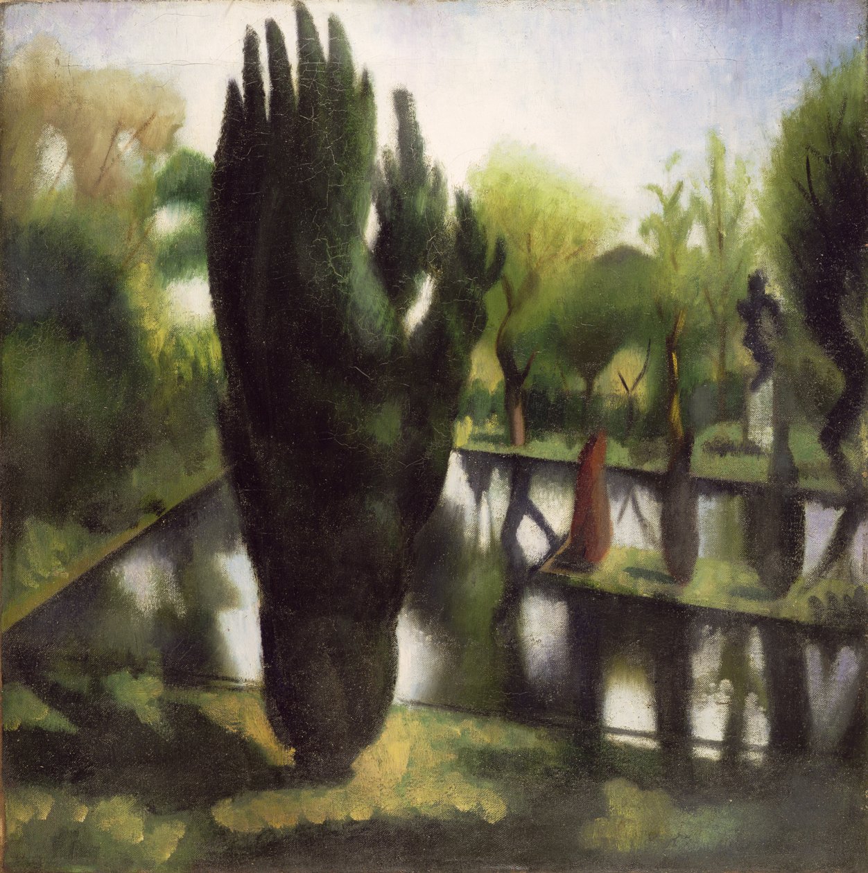 De Vijver bij Garsington door Mark Gertler