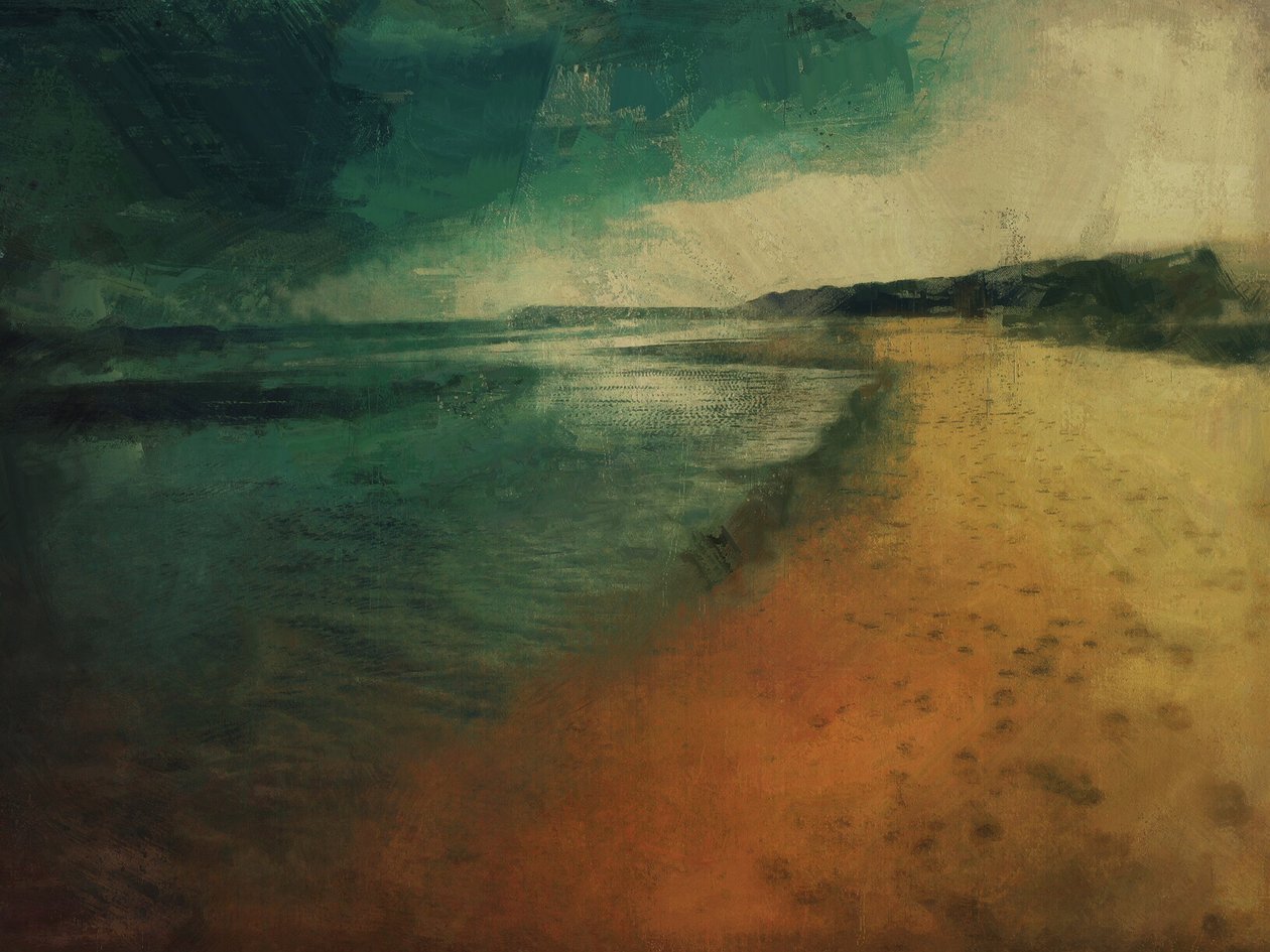 Strand bij Portrush - Noord-Ierland door Mark Gordon