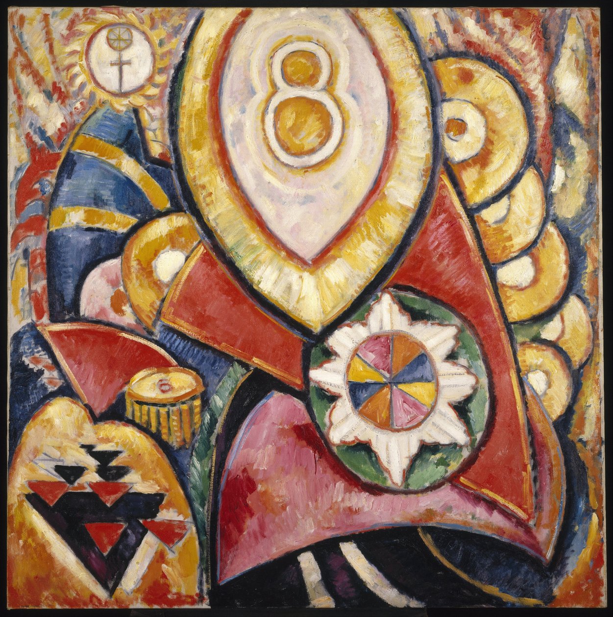 Schilderij nr. 48 door Marsden Hartley