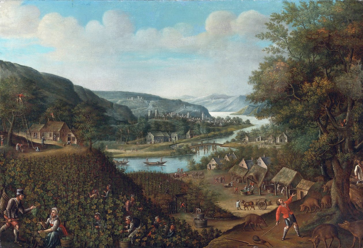 Herfst door Marten van Valckenborch