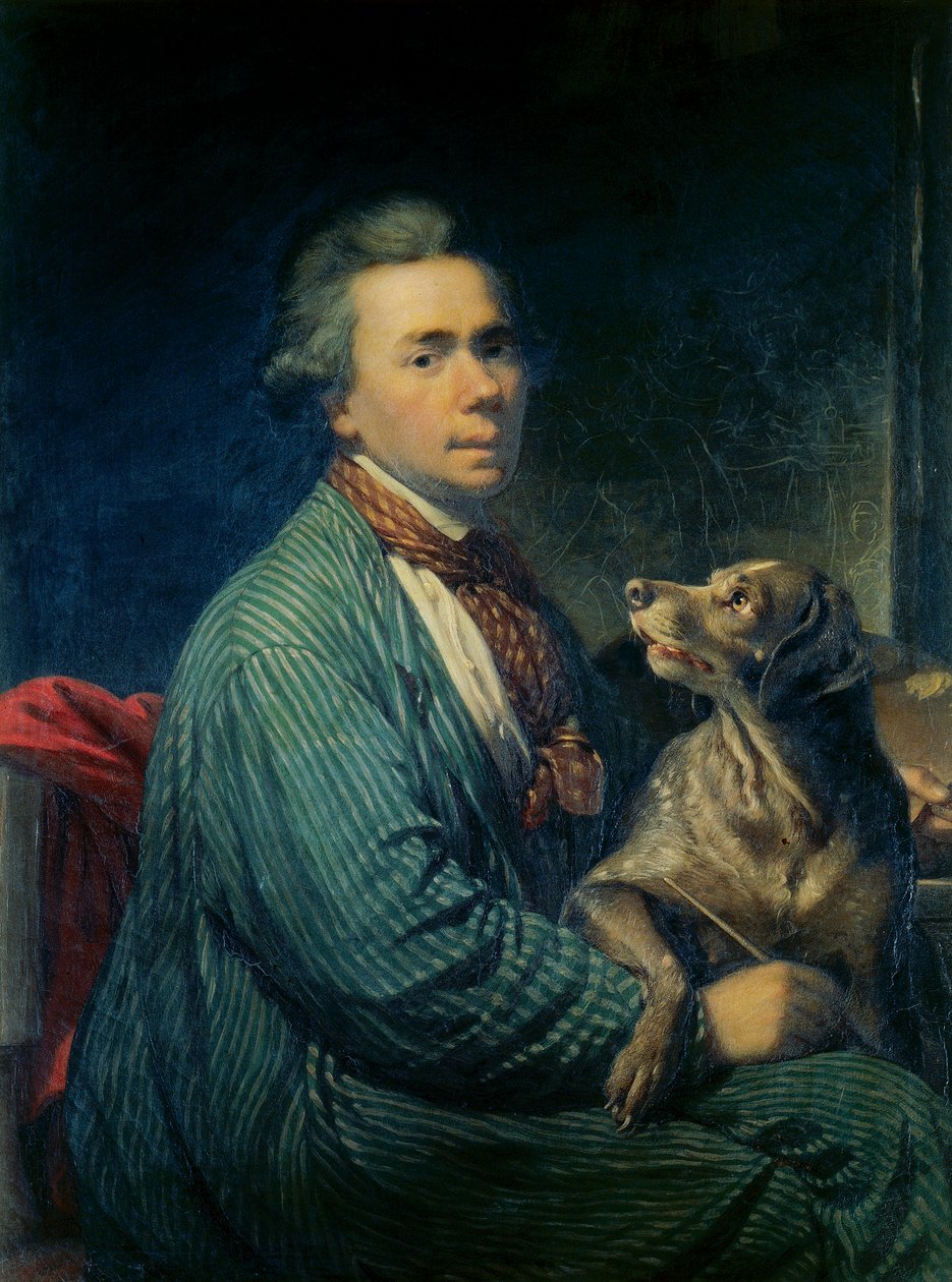 Zelfportret door Martin Ferdinand Quadal