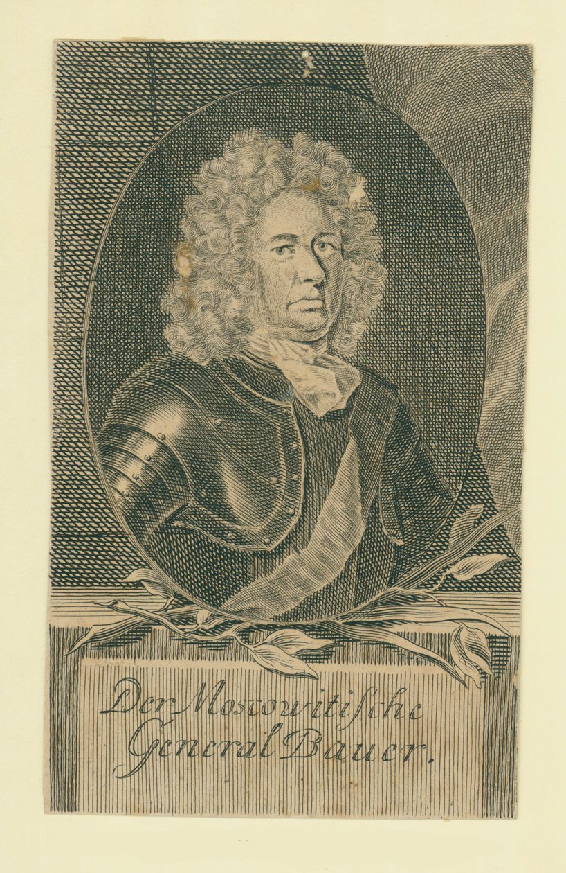 Christian Felix Bauer 1667-1717 door Martin Bernigeroth
