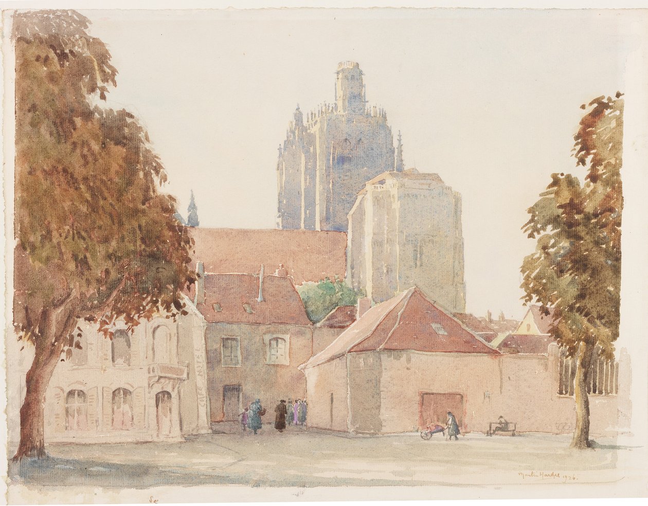 De kathedraal, Lens door Martin Hardie