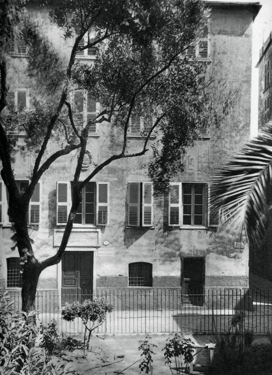 Het huis waar Napoleon werd geboren, Ajaccio, Corsica, 1937 door Martin Hurlimann