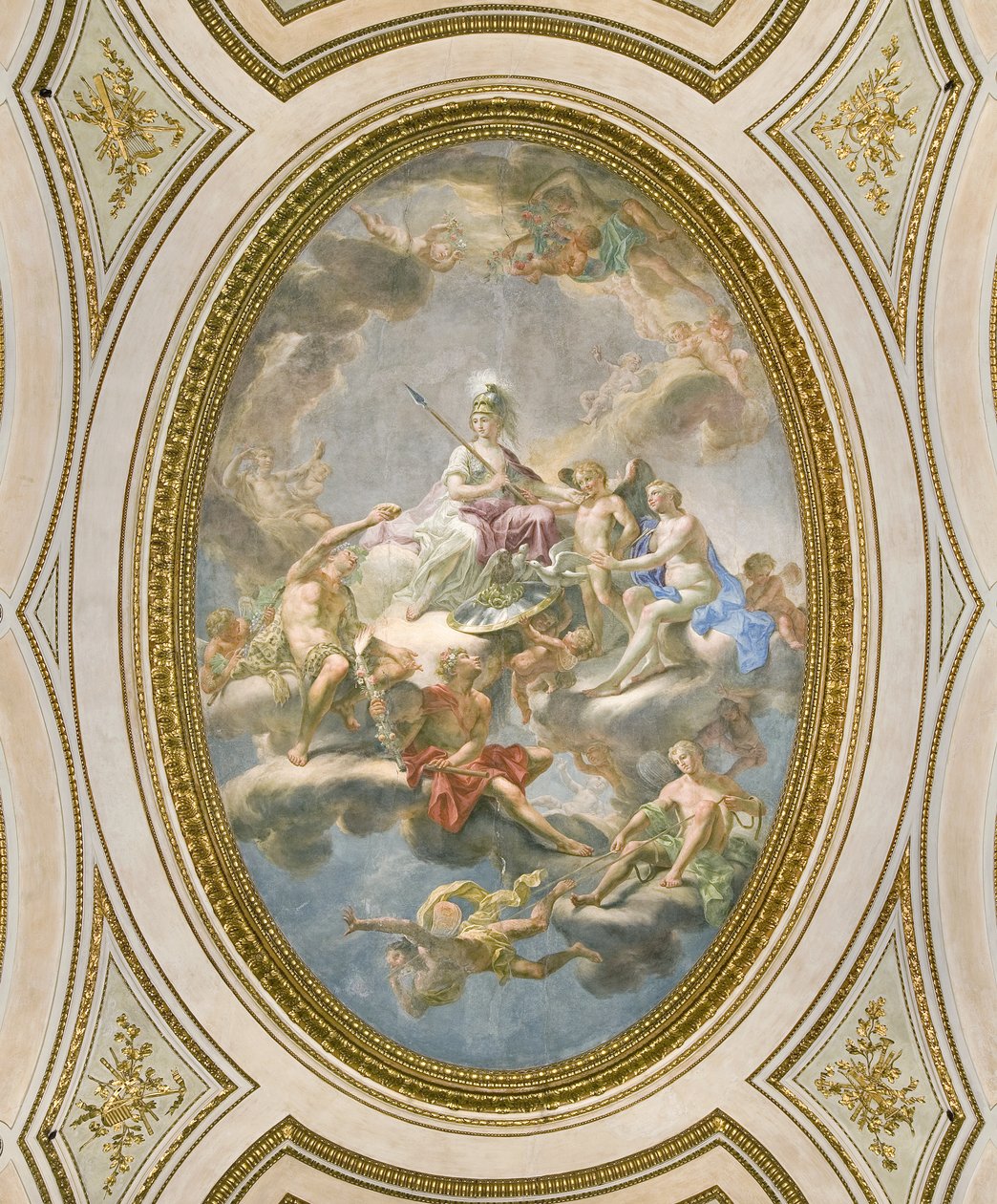 La Sapienza, plafond van de Salone d