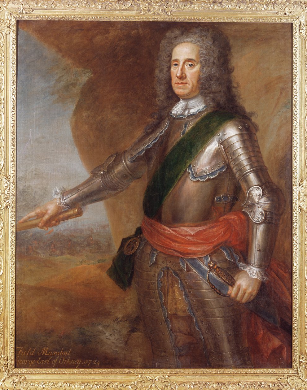 Veldmaarschalk George Hamilton (1666-1737) Graaf van Orkney, 1724 door Martin Maingaud