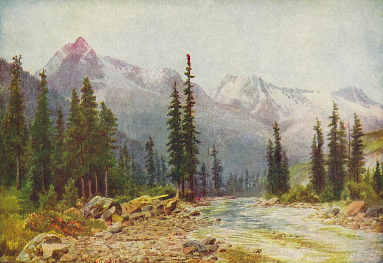 De Rocky Mountains door Thomas Mower Martin