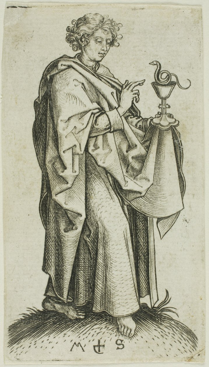 Johannes, van Apostelen door Martin Schongauer