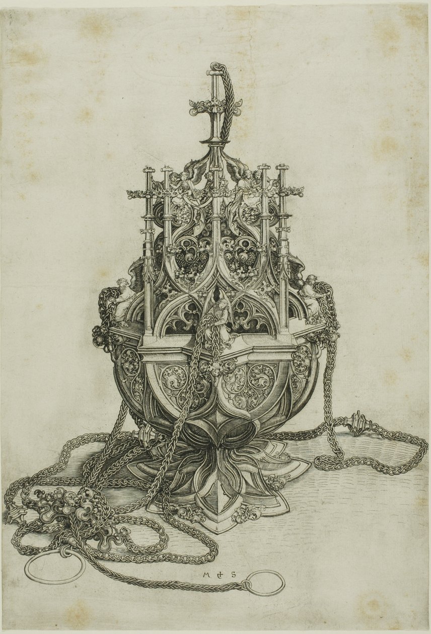 Het wierookvat door Martin Schongauer