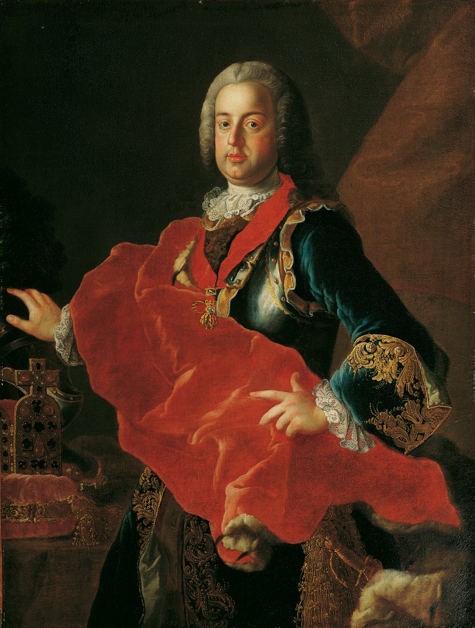 Keizer Frans I Stefan van Lotharingen door Martin van Meytens d. J.