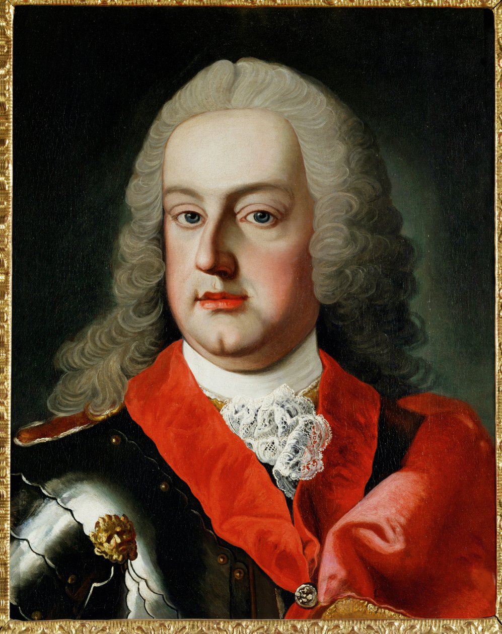Frans I Stephan, keizer, hertog van Lotharingen, groothertog van Toscane, echtgenoot van keizerin Maria Theresia ... (olieverf op doek) door Martin van Mytens or Meytens