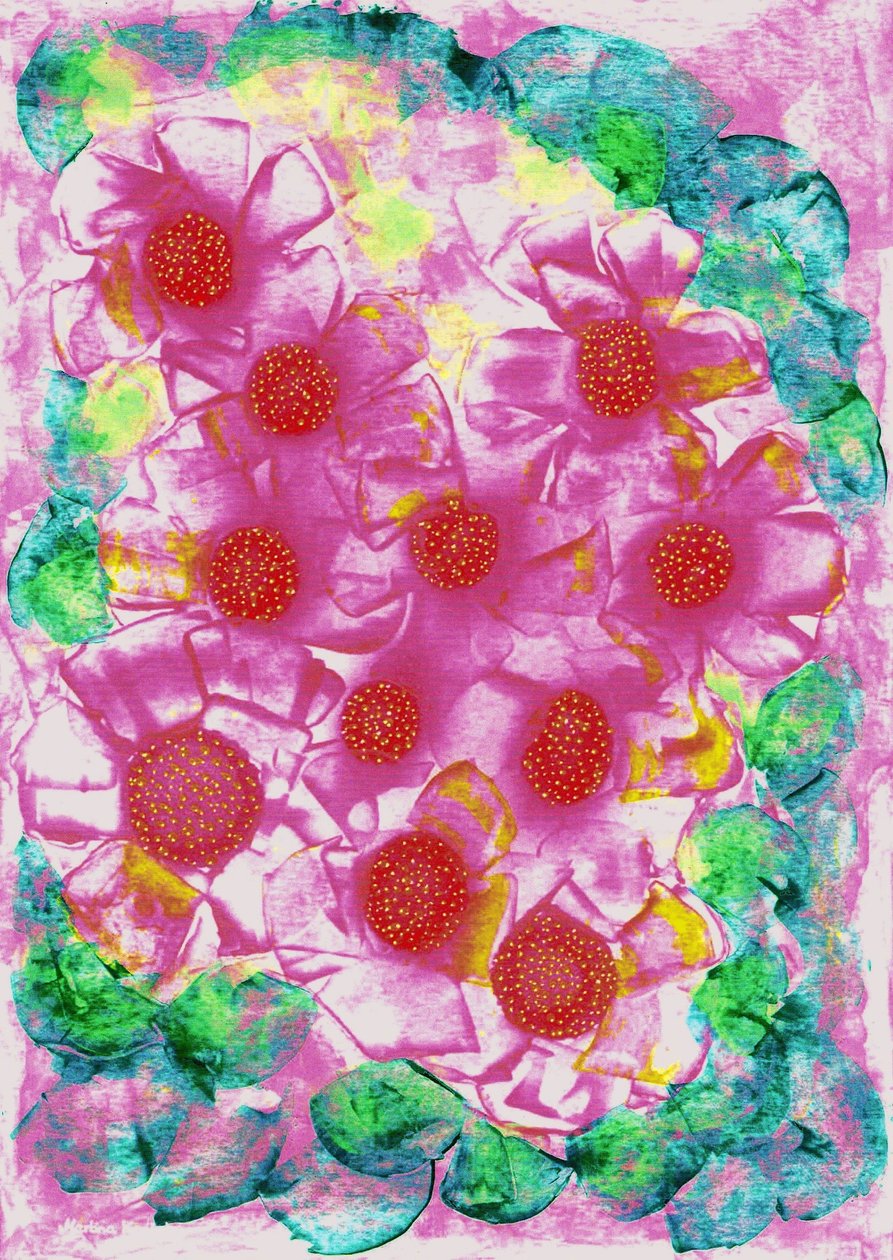 De bloemen in de tuin door Martina Konitzky