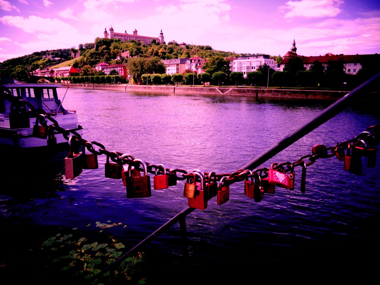 Fort Marienberg in Würzburg aan de Main door Martina Konitzky