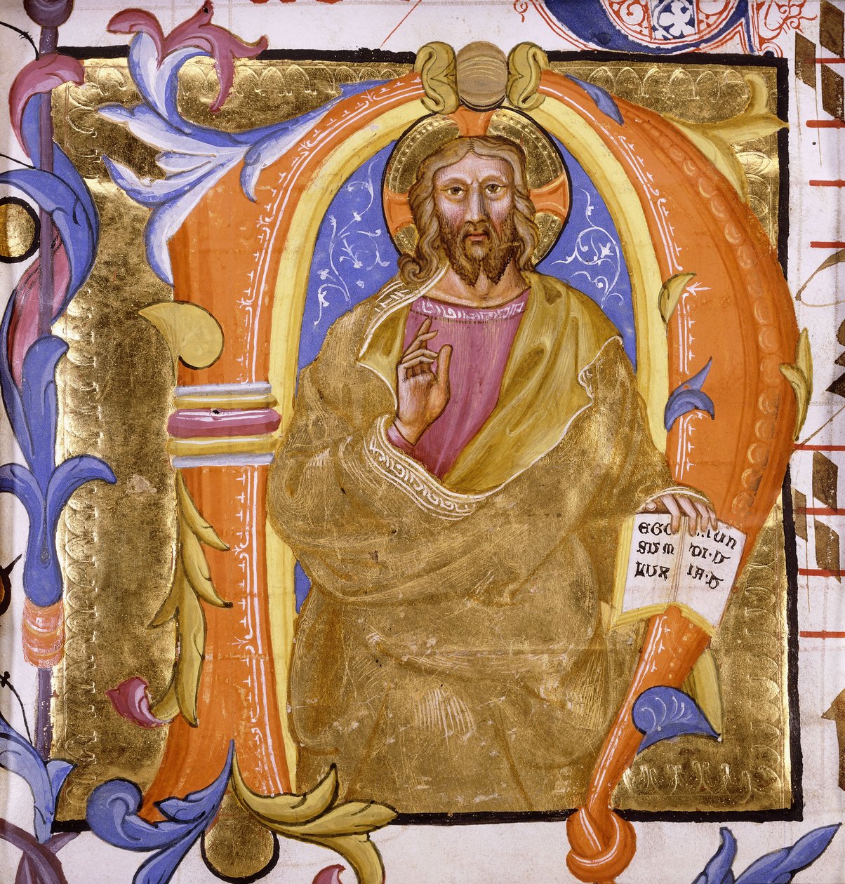Christus als het licht van de wereld, ca. 1400 door Martino de Bartolomeo