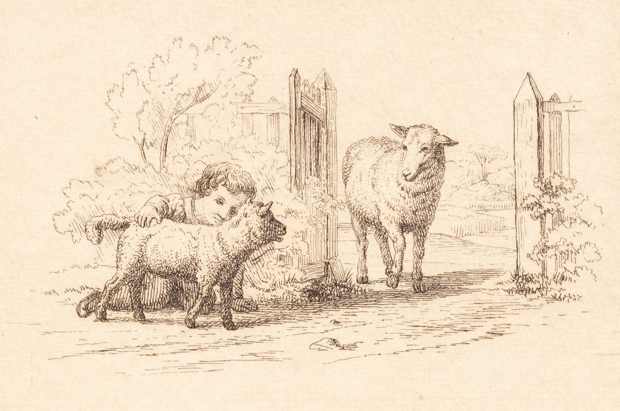 Illustratie voor "Halvhundrede Fabler for Børn" van Hey door Martinus Rørbye