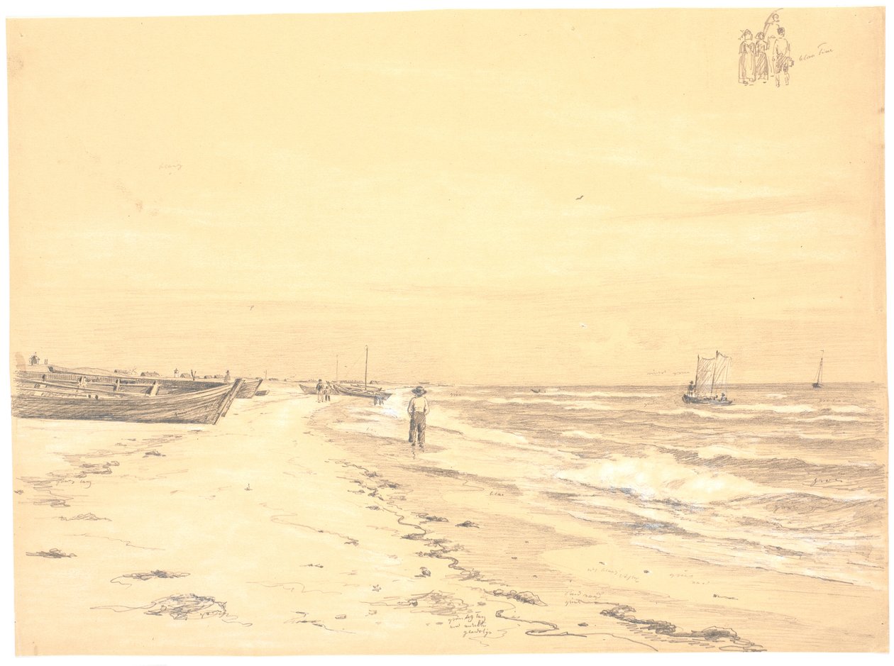 Partij van Sønderstrand, Skagen door Martinus Rørbye