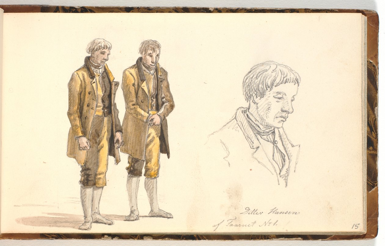 Studies van een gevangene in een heropvoedingsgesticht door Martinus Rørbye
