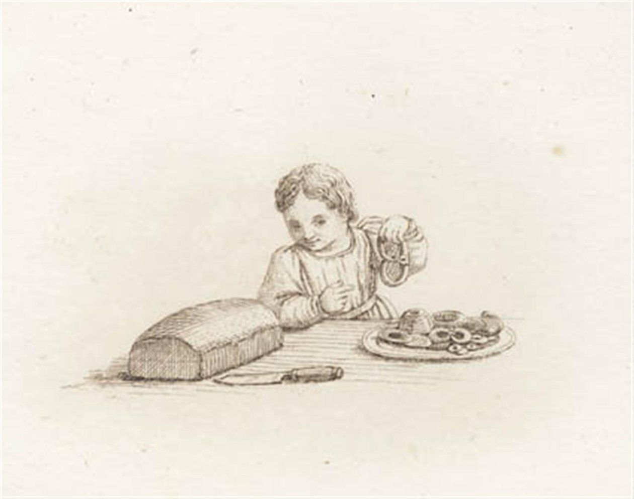 Illustratie voor "Halvhundrede Fabler for Børn" van Hey door Martinus Rørbye