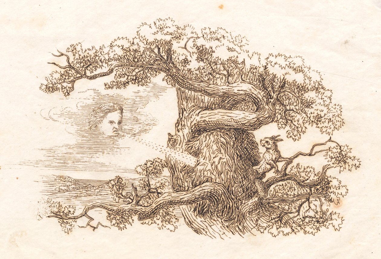 Illustratie voor "Halvhundrede Fabler voor Kinderen" van Hey door Martinus Rørbye