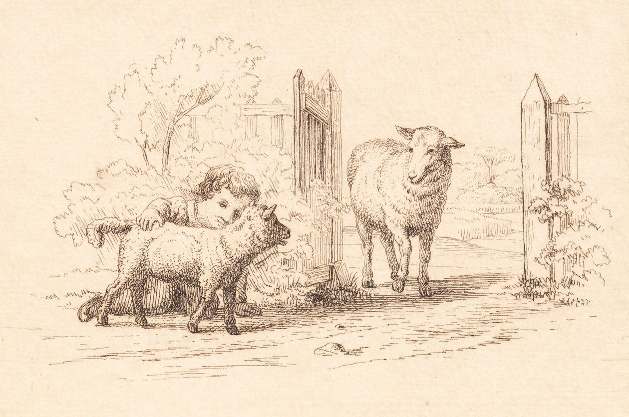 Illustratie voor "Halvhundrede Fabler for Børn" van Hey door Martinus Rørbye