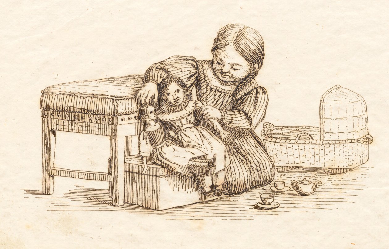 Illustratie voor "Halvhundrede Fabler for Børn" van Hey door Martinus Rørbye