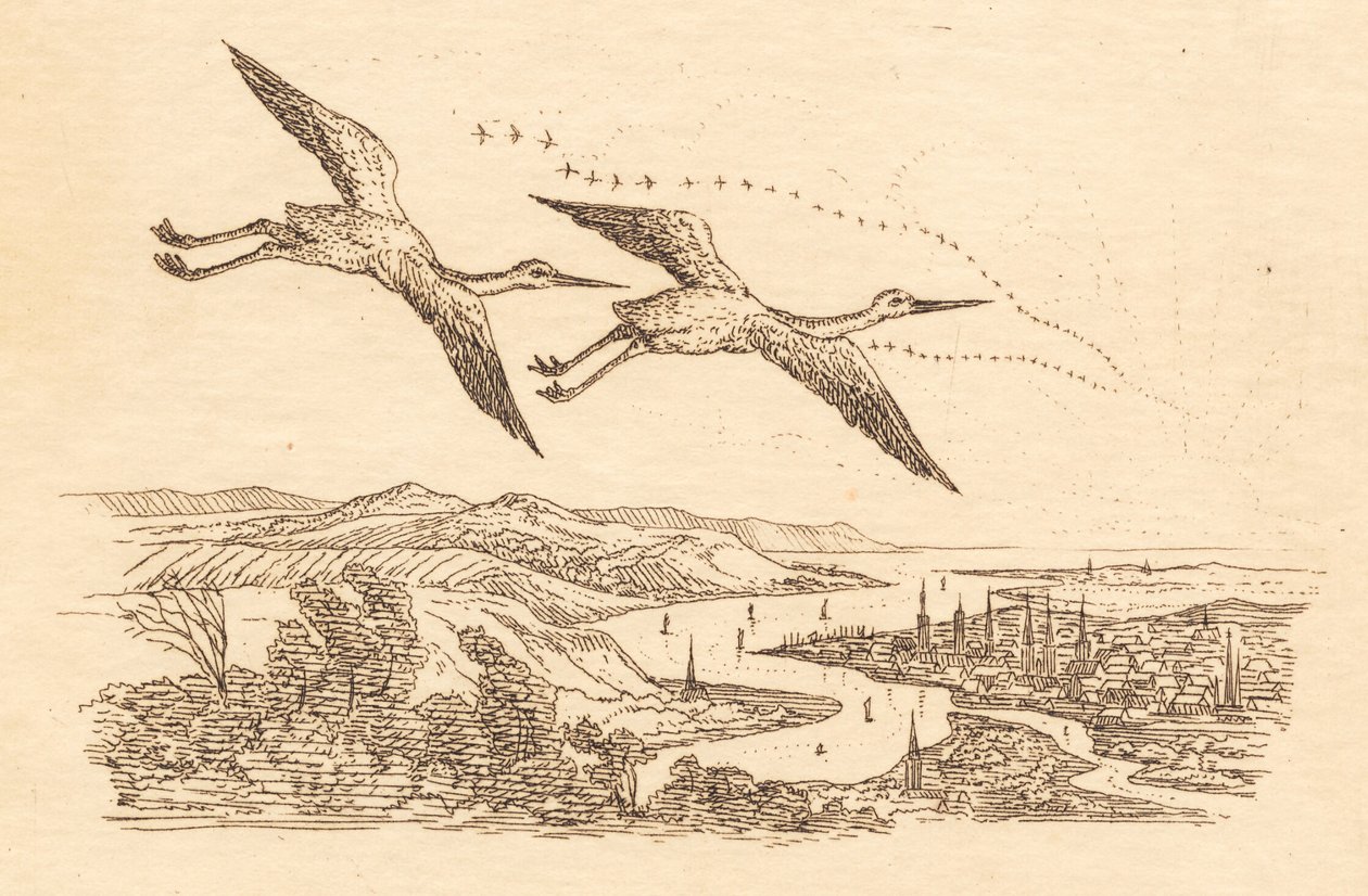 Illustratie voor "Halvhundrede Fabler for Børn" van Hey door Martinus Rørbye