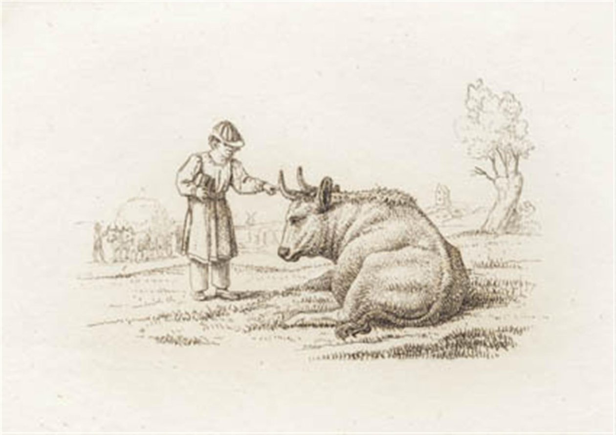 Illustratie voor "Halvhundrede Fabler voor Kinderen" van Hey door Martinus Rørbye
