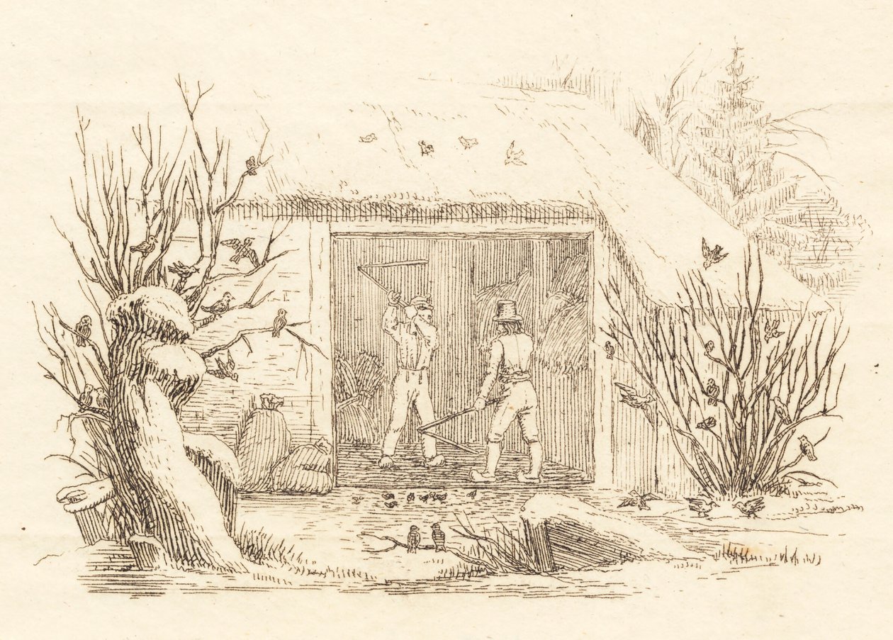 Illustratie voor "Halvhundrede Fabler for Børn" van Hey door Martinus Rørbye