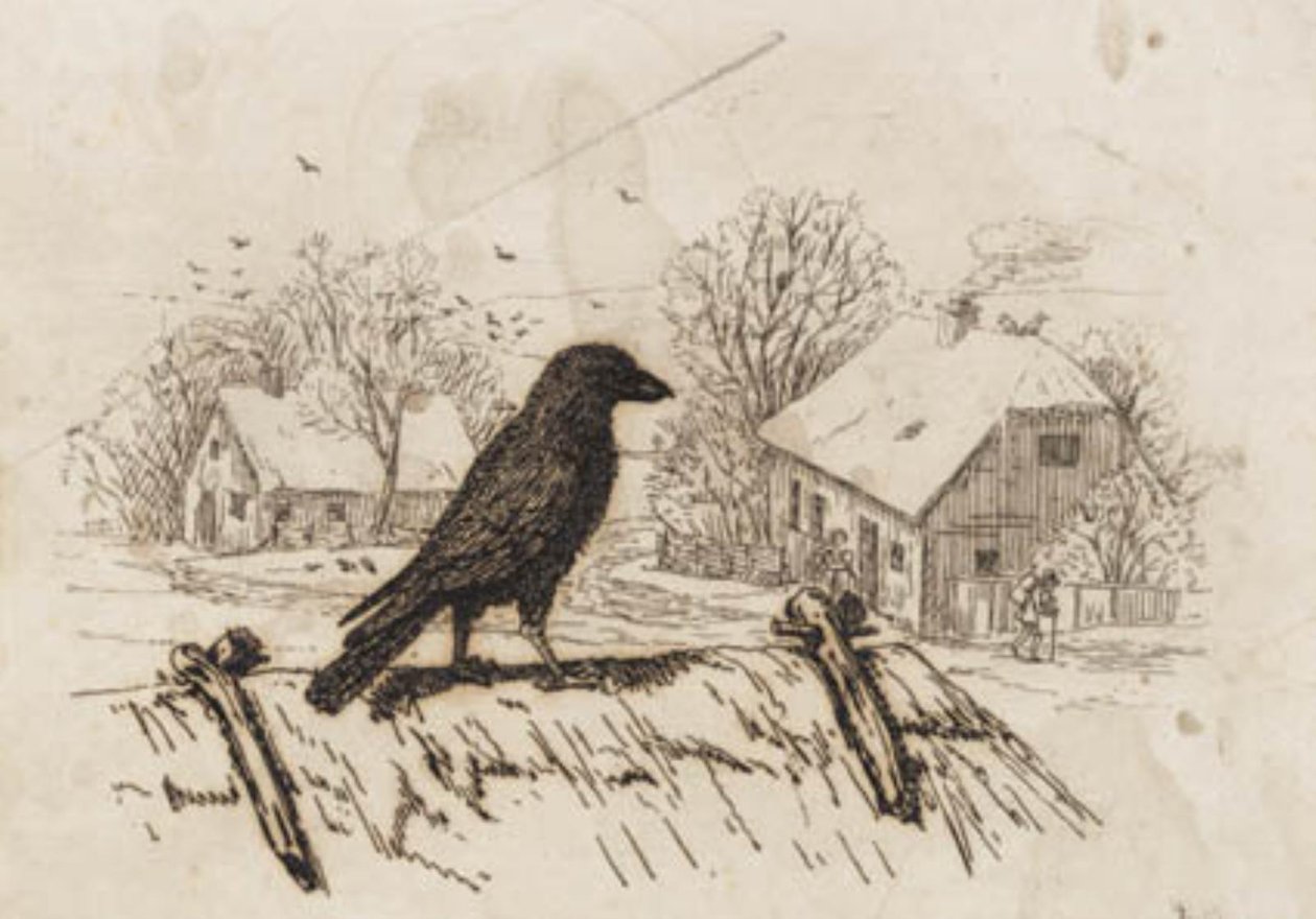 Illustratie voor "Halvhundrede Fabler for Børn" van Hey door Martinus Rørbye