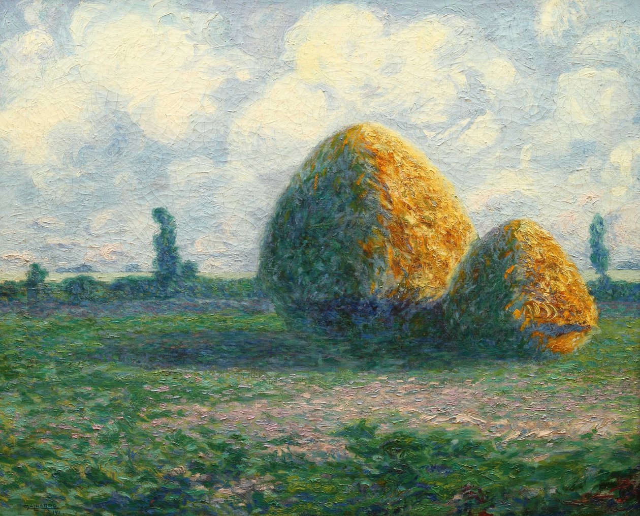 Las parvas (de pampa van vandaag) door Martín Malharro